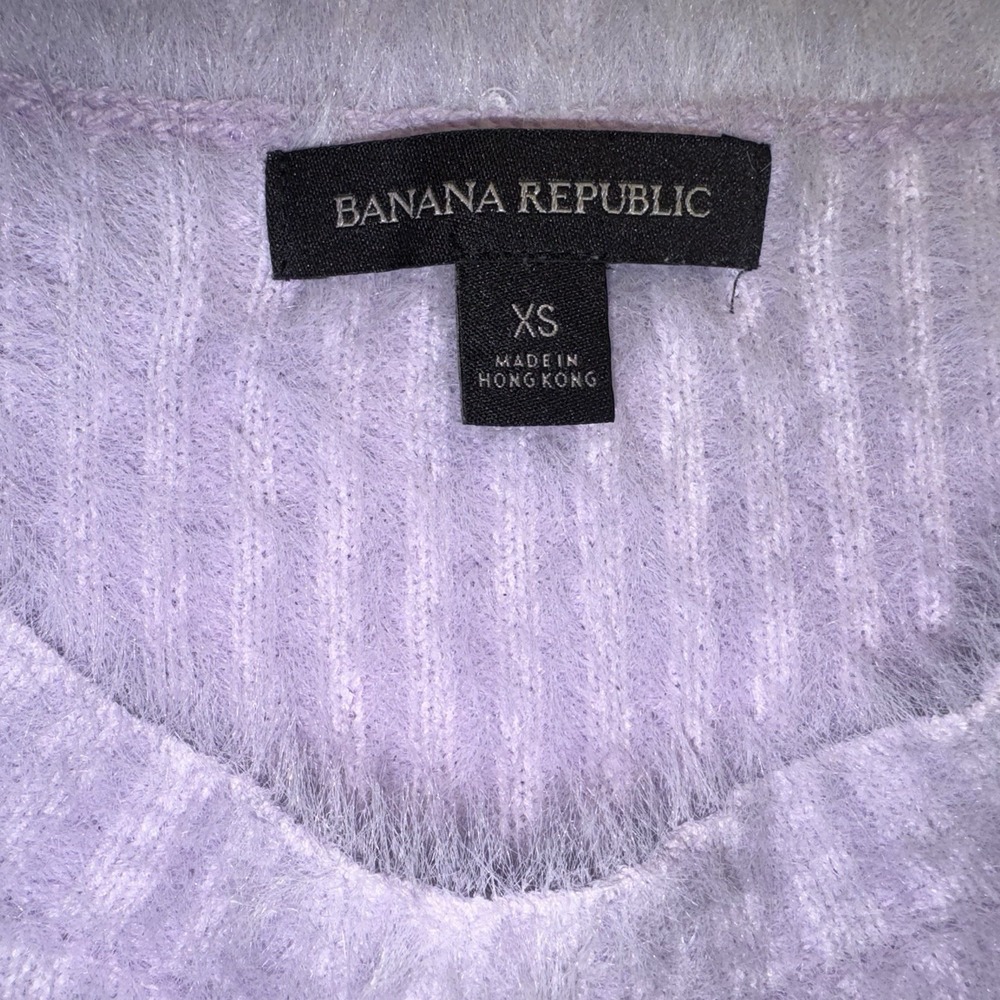 Banana Republic Eyelash Ribbed Soft Lilacs Size XS‎